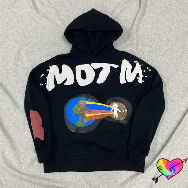 Sweats à capuche pour hommes Sweatshirts 2023FW Man sur e Moon CPFM Sweat à capuche Hommes Femmes Pu Imprimer Kid Cudi Oversize Hip Hop CPFM.XYZ Sweat à capuche Pullsyolq