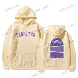 Sweats à capuche pour hommes sweats 2023TRAPSTAR lettres imprimées hommes et femmes multicolore chaleur pull ample à capuche T230327