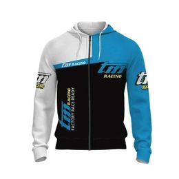 Sweats à capuche masculine 2024 TM Racing Mens and Womens 3D Digital Cloud Sweatshirt personnalisé Nova Chegada Hoodie Q240506