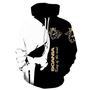 Heren Hoodies Sweatshirts 2024 Trendy lente/zomer heet verkopende heren van hoge kwaliteit Harajuku Truck Style uittrekken grote mode top Q240506