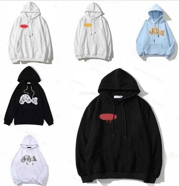 Sudaderas con capucha para hombres Sudaderas 21 Hombres Mujeres Deigner Angel Sudadera con capucha Weater Sweathirt Streetwear T Hirt Gooe Canadá Chaqueta Pa de OW White Fog Palm Bear