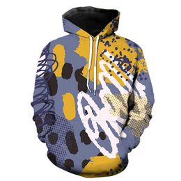 Sudaderas con Capucha para Hombre Sudaderas Arte Abstracto Graffiti Sudaderas con Capucha para Hombre Sudaderas De Primavera Cool con Chaquetas con Capucha Tops Unisex Impreso En 3D Hip Hop Streetwear Moda