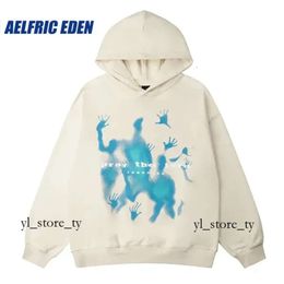 Sweats à capuche pour hommes Sweats à capuche Aelfric Eden Sweat à capuche brodé Y2K Pull à capuche Streetwear Hip-hop Rétro Aelfric Eden Harajuku 9369