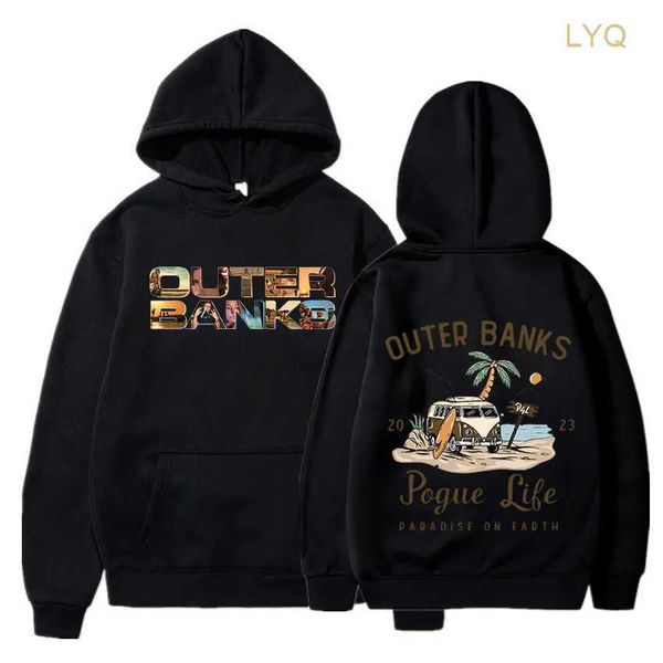 Sweats à capuche pour hommes Série TV américaine Outer Banks 3 Sweat à capuche Harajuku Esthétique Pogue Life Graphic John B JJ Maybank Sweat à capuche unisexe WUYU