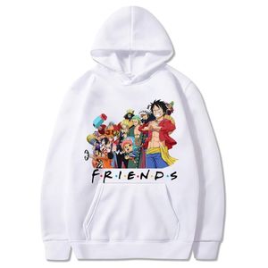 Heren Hoodies Sweatshirts Anime hoodie One Piece Hoodie Men and Women Harajuku pullover Lange mouw losse streetwear topsman's Bles 432