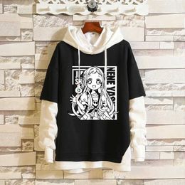 Heren Hoodies Sweatshirts Anime Hoodie Toiletgebonden Hanako-kun Hanako Kun Pullover Cosplay Cosplay Kostuume Sweatshirt Harajuku Streetwear Cloes G221011