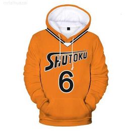 Sweats à capuche pour hommes Sweats Anime Kuroko No Basket Basuke Cosplay Costume Seirin Uniforme scolaire Tetsuya Kagami Taiga Unisexe 3d Sweatswubu