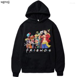 Herren Hoodies Sweatshirts Anime One Piece Hoodie Männer Und Frauen Harajuku Pullover Lange Ärmel Lose Streetwear TopsMen's Bles22