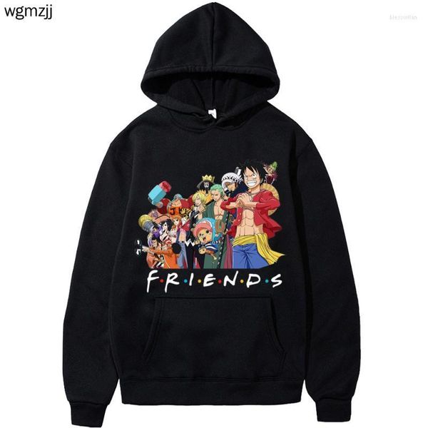 Sweats à capuche pour hommes Sweats Anime One Piece Hoodie Hommes Et Femmes Harajuku Pull À Manches Longues Lâche Streetwear TopsMen's Bles22