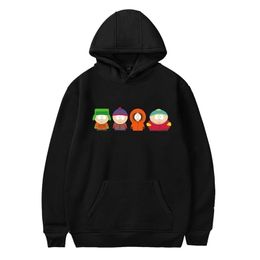 Men s Hoodies sweatshirts anime s soutes park heren brief print streetwear hiphop pullover 22092222