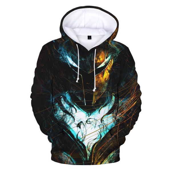 Sudaderas con capucha para hombre, Anime Solo Leveling Sung Jin Woo, estampado 3D, cuello redondo para mujer coreana, talla grande