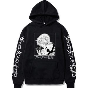 Heren Hoodies Sweatshirts Anime De zaak Dy van Vanitas Gedrukte hoodie Harajuku Casual Noe archiviste lange mouw pullover Homme G221008