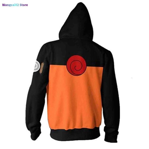 Sudaderas con capucha para hombre Sudaderas con cremallera de anime Sudaderas con capucha de otoño Hombres Mujeres Cosplay akatsuki Sudadera con capucha Estampado 3D Abrigo con capucha Sudaderas Calle Casual Sudaderas con capucha Hombre 021523H