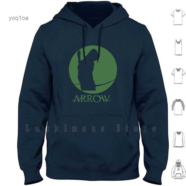 Sweats à capuche pour hommes Arrow S4 Sweat à capuche à manches longues Arrow Green Arrow Oliver Queen Ollie Oliver Felicity Smoak Diggle Ray PalmerL231026