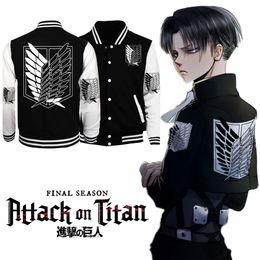 Heren Hoodies Sweatshirts Aanval op Titan Cosplay Cartoon Herfst Japanse Anime Dezelfde Paragraaf Sweatshirt Grafische Hoody Mannelijke Loog Mouw Jas 230201