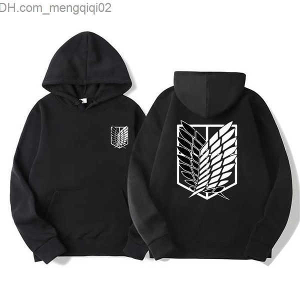 Herren Hoodies Sweatshirts Attack on Titan Herren Hoodie Anime Hoodies Männer Frauen Streetwear Pullover Harajuku Hoodies Sweatshirt Kleidung 220816 Z230701