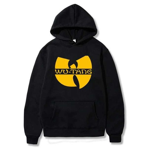 Sweats à capuche masculine Automne 2024 Nouveau Hip Hop Strtwear Fashion Hoody Wu Tang Graphic imprimé Flce Pullover Mend Mens Women Sweatshirts T240508