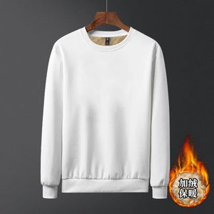 Sweats à capuche pour hommes Sweatshirts automne et hiver chaud polaire pull hommes femmes épaissi agneau velours col rond décontracté vie quotidienne vêtements de sport 231114