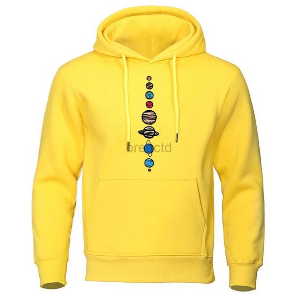 Sudaderas con capucha para hombre Sudaderas Otoño Nuevos y cálidos sudaderas con capucha Universo Sistema solar Sudadera Hombres Planetas Color Fshion Sudadera con capucha para hombre Nueve planetas Harajuku Streetwear 24328