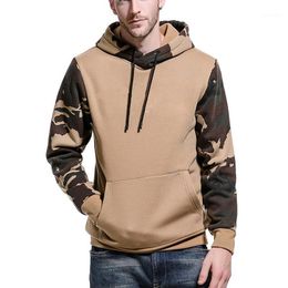 Heren Hoodies Sweatshirts Herfst Winter Camouflage Lange mouw Leisure -merk Men Hoodie Sweatshirt Blouse 2022 Hip Hop Streetwear -pullover