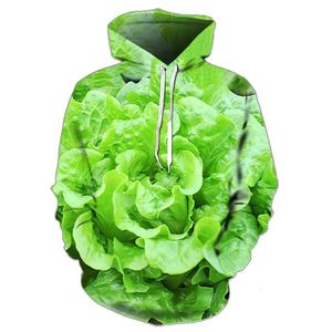 Hoodies voor heren Sweatshirts Herfst Winter hoodies Biologische groene groente trui 3D-geprint Knappe y2k-kleding Hoodie voor heren Dames Kinderkleding 230914