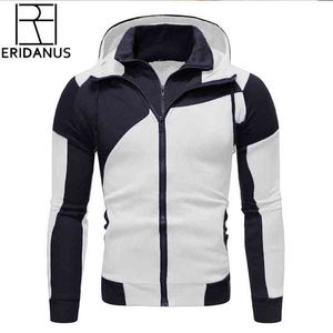 Men's Hoodies Sweatshirts Automne Hiver Nouvelle Veste Pour Homme Coupe Slim À Capuche Veste À Glissière Mâle Solide Coton Épais Sweats À Capuche Chauds Manteau Hommes Vêtements Hauts MWW166