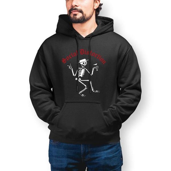 Sudaderas con capucha para hombre Sudaderas con capucha con diseño de calavera y baile de algodón cálido de gran tamaño para exteriores