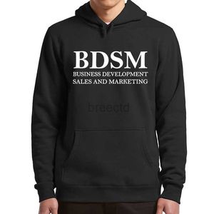 Sweats à capuche pour hommes Sweatshirts BDSM Développement commercial Ventes et marketing Sweats à capuche Adulte Humour Blagues Pulls Casual Sweat à capuche doux 24328