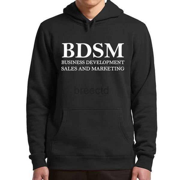 Sweats à capuche pour hommes Sweatshirts BDSM Développement commercial Ventes et marketing Sweats à capuche Adulte Humour Blagues Pulls Casual Sweat à capuche doux 24328