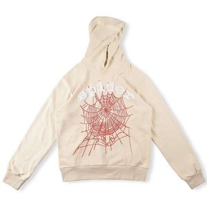 Heren Hoodies Sweatshirts Zwart Bruin Spider Hoodie Sweatshirt Real Po Trainingspak Spinnenweb Truien Sp5der 555555 Sweatp219L