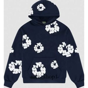 Heren Hoodies Sweatshirts Zwart Denim Tears the Cotton Wreath Sweatshirt Unisex Oversized Design Hoody Mode Hip Hop Capuchon 230810658