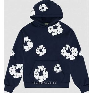 Heren Hoodies Sweatshirts Zwart Denim Tears The Cotton Wreath Sweatshirt Unisex Oversized Design Hoody Mode Hip Hop Capuchon 230810574