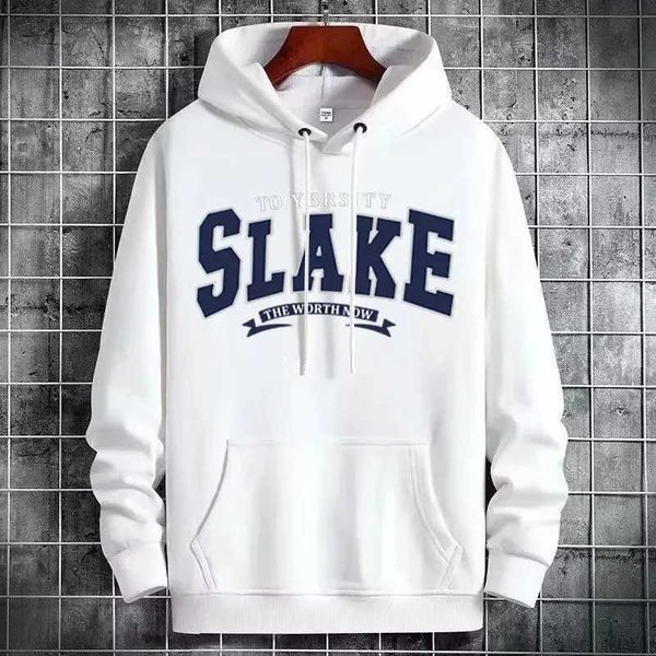 Sweats à capuche masculine Sweatshirts Blue Mens Sportswear Sweat à capuche blanc Hip-Hop Mens Vêtements Graphique Sles Brand Livraison GRATUITE PRIX BAS NOUVELLE Expression Luxury Q240506