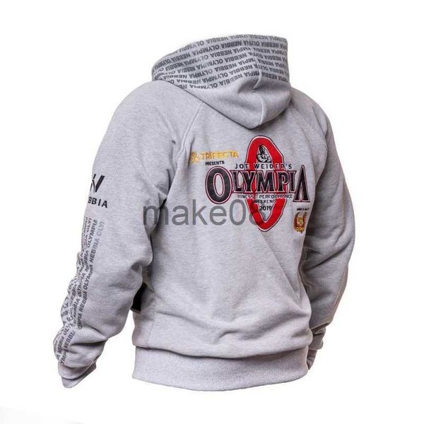 Sweats à capuche pour hommes Sweat-shirts Marque Hommes Vêtements d'entraînement coton sweat à capuche pour hommes gymnases fitness musculation chemise vêtements de sport pour hommes fitness fermeture éclair à capuche vêtements J230629