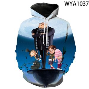 Sudaderas con capucha para hombre, moda de dibujos animados de Anime, geniales hombres, mujeres, niños, película, estampado 3D, informal, niño, niña, niños, pulóver, ropa de calle, abrigo