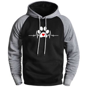 Heren Hoodies Sweatshirts Cartoon Cat Paw Print Causal Hoodies Man Casual Loose Fleece Hooded Kleding Mannelijke mode Cartoons Hip Hop Oversize Sweatshirts T221008