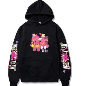 Sudaderas con capucha de los hombres Sudaderas de dibujos animados Stray Kids Maxident Print Hoodie Estilo coreano Y2k Mujeres Hombres Ropa gráfica linda Harajuku Vintage Hip Hop Sudaderas x0720