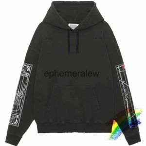 Mannen Hoodies Sweatshirts Cavempt C.E GEWASSEN HOODYCE Mannen Vrouw Patch Hoodie Vintage Jas CAV EMPT Pulloverephemeralew