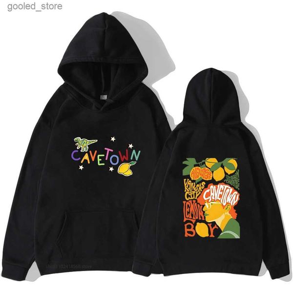 Sudaderas con capucha para hombre Sudaderas Cavetown Lemon Boy Sudadera con capucha Invierno Hombres Álbum de música Cantante Sudadera con capucha Kawaii Jersey Mujer Moda Ropa de manga larga Q231110