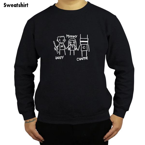 Sweats à capuche pour hommes Sweatshirts CHAPPIE ROBOT Film Personnage Taille S-3XL sweat à capuche hommes sweat à capuche en coton euro plus taille drop sbz8214 231021