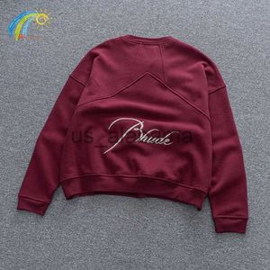 Sweats à capuche pour hommes Sweatshirts classiques brodés Sweatshirts Hommes Femmes 1 1 Streetwear Patchwork Pulls surdimensionnés Vintage Inside Tags x0905