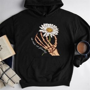 Hoodies voor heren Sweatshirts Gekleurd geen regen Bloem schedelhand Truien Mode unisex vrouwen puur katoen Sweatshirt grafische top jumper fit Hoodie hoodies 230711