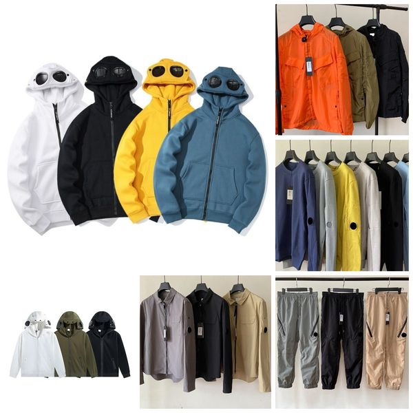 Sweats à capuche pour hommes Sweatshirts Couleurs CP Jumper Designer Sweat à capuche de qualité supérieure Sweat-shirt à capuche Pull Highend Jumpers Pantalon Ensemble Pull Survêtement avec badge Asiatique M-XXL