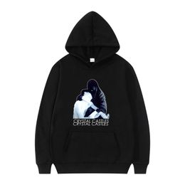 Sweats à capuche pour hommes Crystal Castle 2021 Personnalité de la mode Imprimer Hiver à manches longues Épais Sports décontractés Couples surdimensionnés Sweat à capuche H