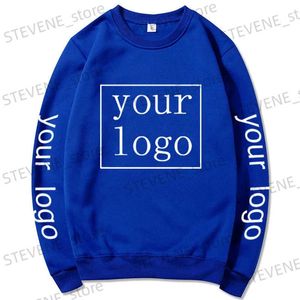 Sweats à capuche pour hommes Sweatshirts personnalisés Crewneck Sweatshirts Hommes Femmes Marque Harajuku Mode Casual Polaire Printemps Automne DIY Sweats à capuche Pull en gros T231220