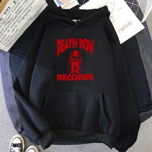 Sweats à capuche pour hommes Sweatshirts Death Row Records drôle hommes nouveauté sweat à manches longues mâle automne hiver mode pulls Hip Hop Goth sweat à capuche Y2k 230831