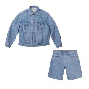 Heren Hoodies Sweatshirts Denim Jacket Shorts Set Pak #NIGO4425MEN's