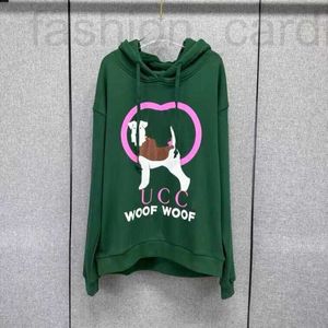 Sudaderas con capucha para hombres Sudaderas Diseñador 2023 Diseñador Hombres Mujeres Sudadera con capucha de gran tamaño Suéter de punto Cordón Algodón Jumper Ropa Sudadera Perro Woof B4H9