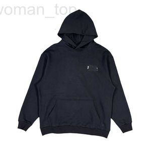 Sweats à capuche pour hommes Sweatshirts Designer 22SS B's cola pull à ruban noir de haute qualité os version lâche capuche kangourou à capuche 4N6W