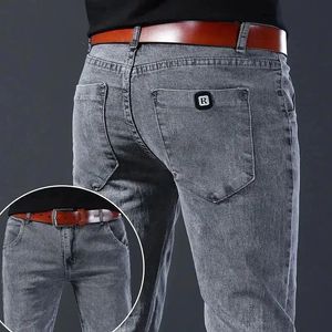 Sudaderas con capucha para hombres Sudaderas Ropa de diseñador Hombres Otoño Moda coreana Hombres Elástico Estiramiento Ajustado Ajuste Versátil Juventud Delgado Masculino Flaco Jeans Pantalones Pantalones 230927